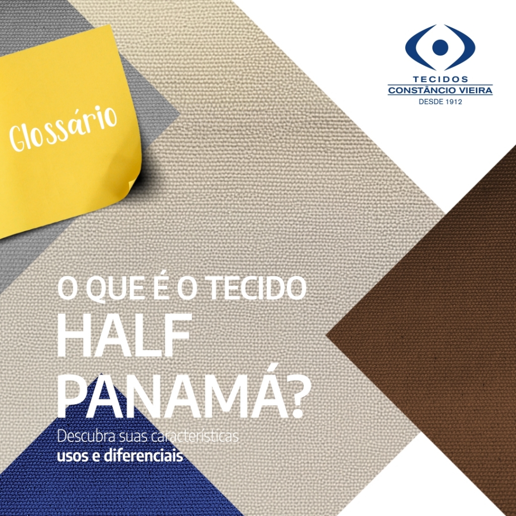 Half Panamá: o tecido versátil que une resistência, conforto e estética