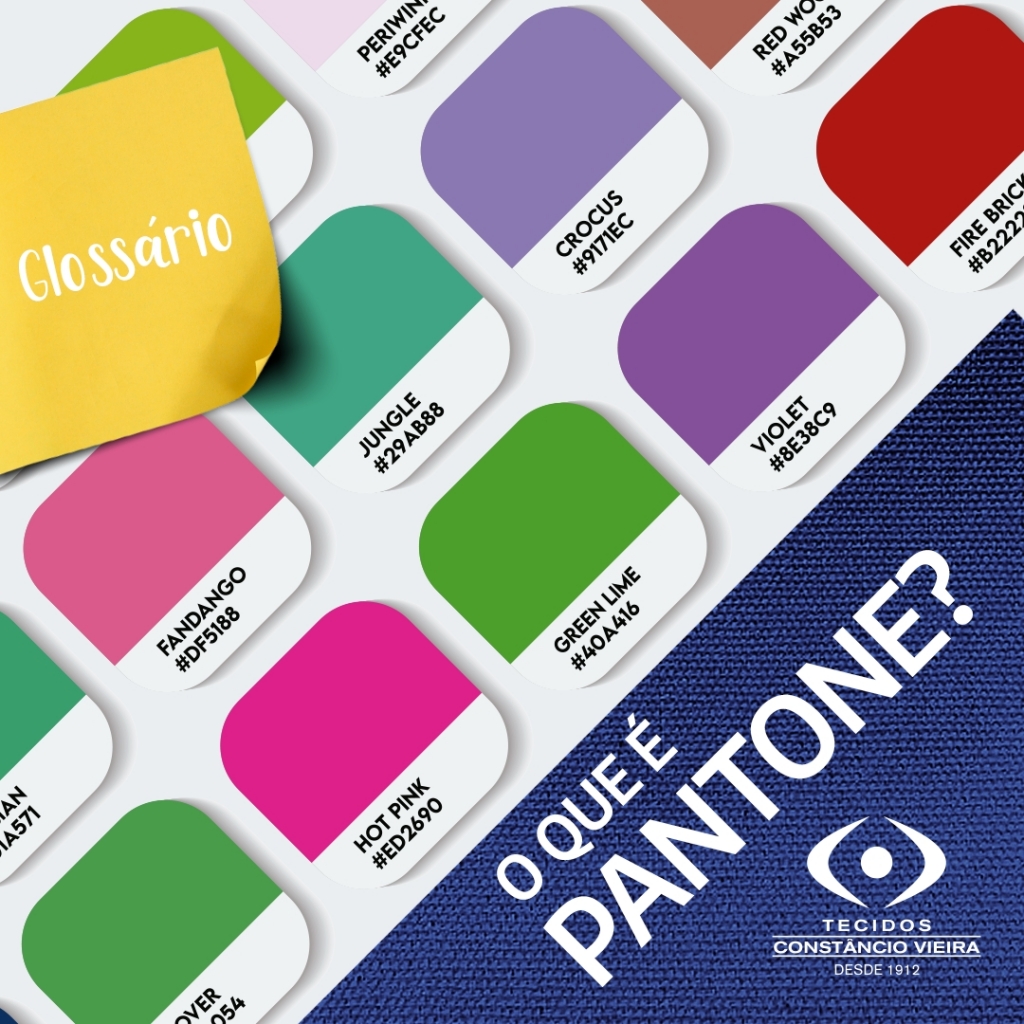 GLOSSÁRIO TÊXTIL: O que é Pantone e por que ele é tão importante na indústria têxtil?